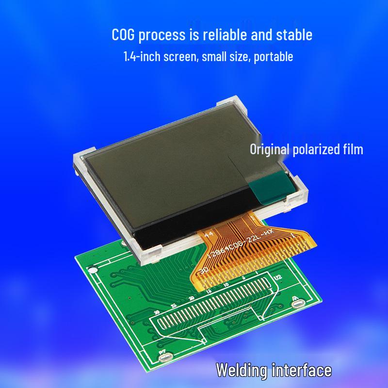 1.4-Inch LCD Display, 128x64 Resolution, COG Screen, SPI Serial, ST7567 Driver