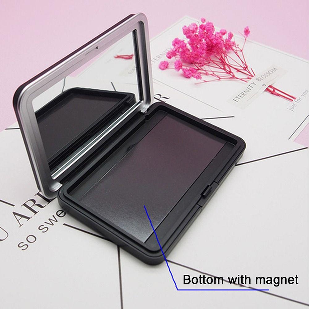 Magnet Makeup Blusher Case Durable Cosmetics Dispensing Box Empty Cosmetics Palette Travel