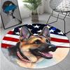 Tapis Rond Animal 1424 - Tapis Décoratif de Bureau Pour Salon Chambre Tapis de Porte Tapis de Sol Tapis pour Zone de Chaise d'Ordinateur