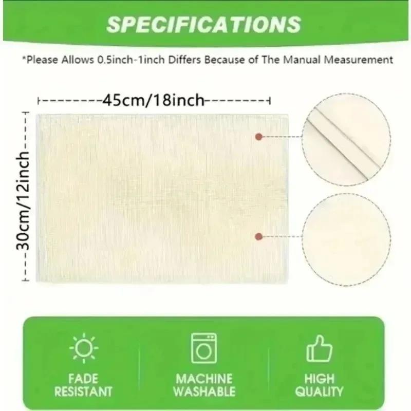 4/6/8pc Lemon Printed Summer Linen Placemat Fresh Holiday Dining Table Mat Decoration for Wedding Party Home Gathering