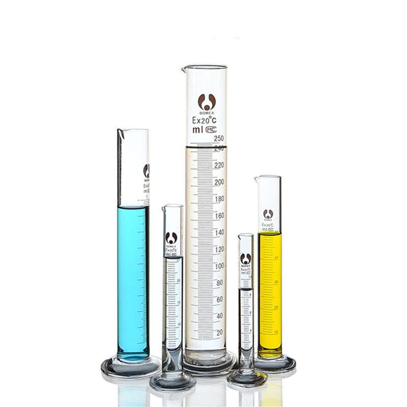 Laboratory Glass Graduated Cylinders (5-500ml) - Free Shipping