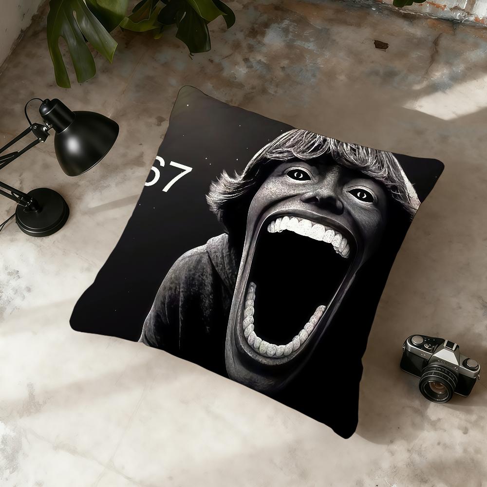 

6 7Meme Cool Funny cushion cover Home Office Convenient Nordic Simplicity Hit With Zipper Cushion Cover 30cmx30cm