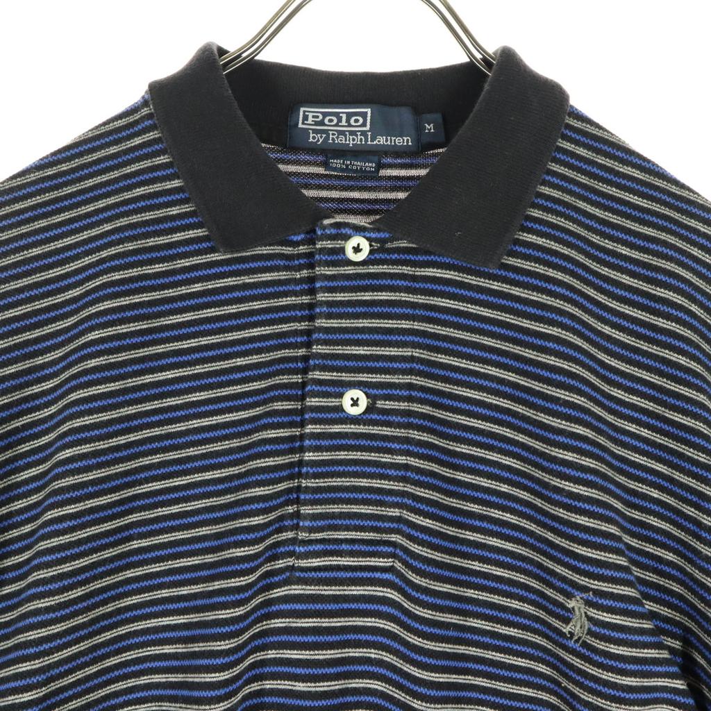 Polo by Ralph Lauren Border Pattern Short sleeve Polo shirt Men's Used