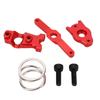 RC Steering Assembly Aluminum Alloy Upgrade Parts for Traxxas E Revo VXL Summit 116 RC Cars Red