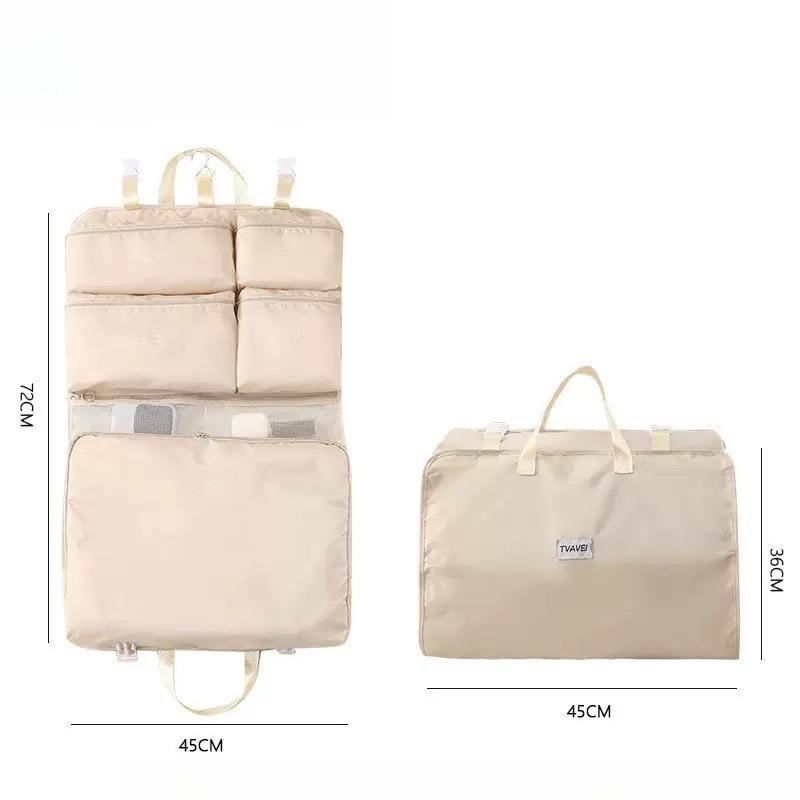 Travel Waterproof Storage Bag Clothes Underwear Organizer Portable Luggage Sorting Packing Cubes for Business Trip белый 3890₽
