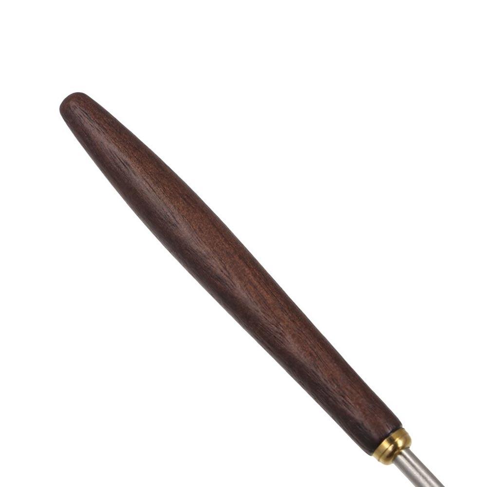 Cuillère doseuse à café en poudre à long manche, cuillère à café à manche en noyer, cuillère à pâtisserie