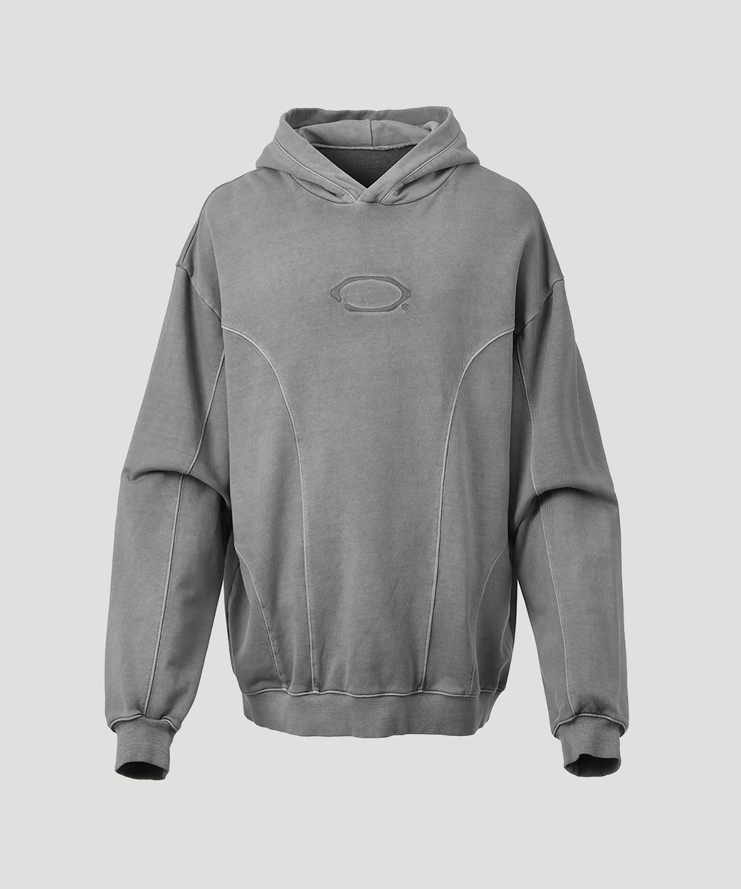 Худи с пигментной графикой Galix Round Incision (Серый) Gray/1