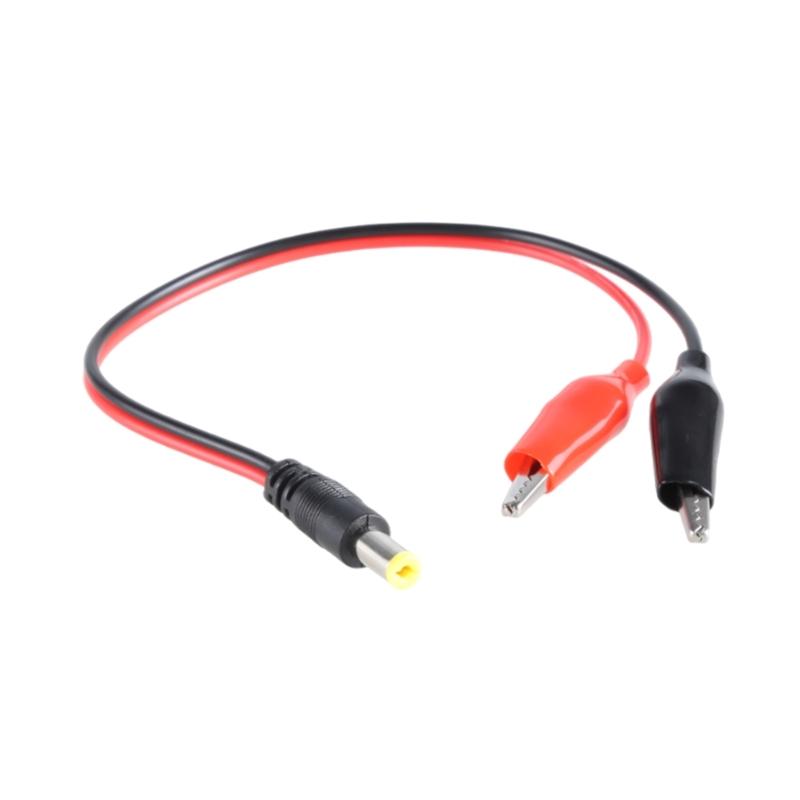 Mehrzweck DC5.5x2.1mm Stecker Buchse zu Krokodilklemmen Stromkabel 12V Stromkabel für elektronische Geräte