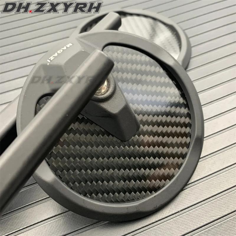 Motorcycle Side Rearview Carbon Fiber Mirror For Harley Sportster S RH1250s Nightster RH975 CNC Moto Accessories