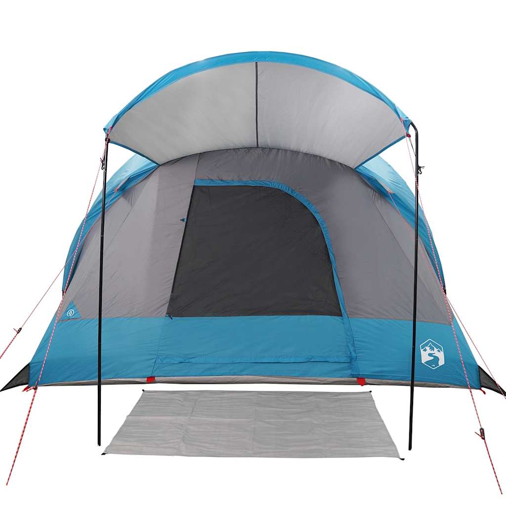 Tunnel Family Tent for 8 Persons Blue Waterproof