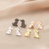 Simple Cute Mini Animal Stud Earrings for Girls