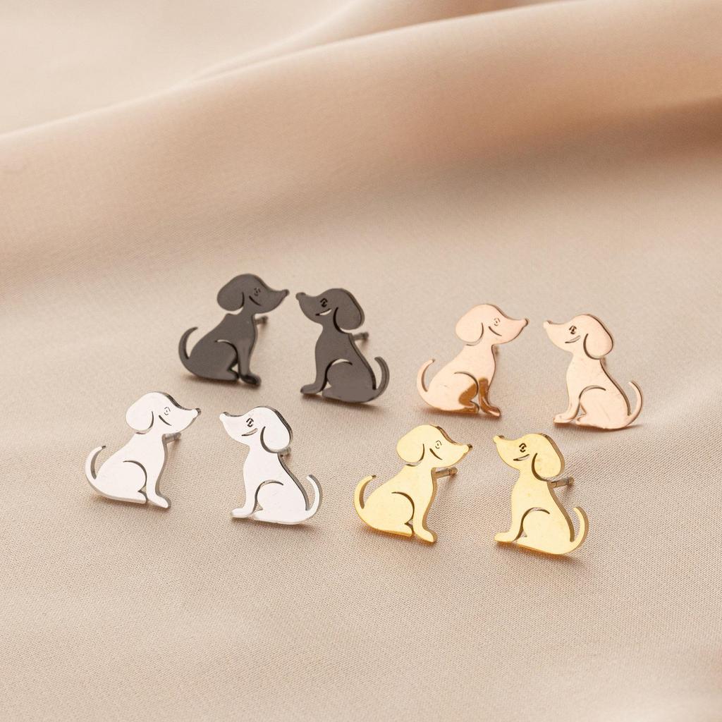 Simple Cute Mini Animal Stud Earrings for Girls