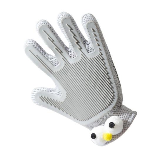 Pet Hair Removal Gloves 2-in-1 Deshedding Grooming Glove for Dogs Cats Double Sided Fur Remover Mitt for Couch Clothes Carpet Car Seat