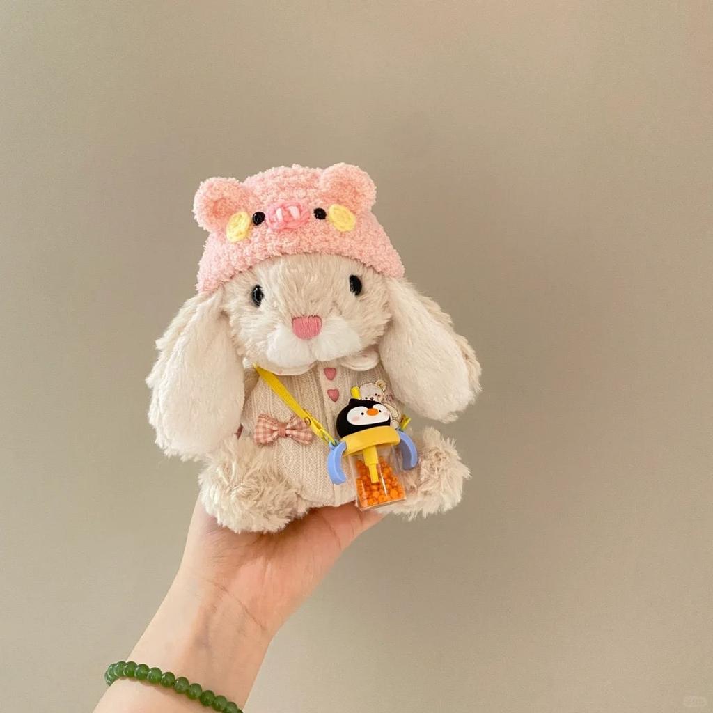Jeiiycat Bunny Forest Animal Doll Soft Cute Children's Sweet Cute Rabbit Doll