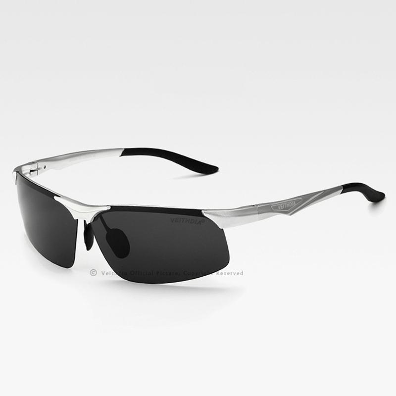 

VEITHDIA Aluminum Magnesium Men s Polarized VU400 Sun Glasses Night Vision Mirror Male Eyewear Sunglasses Goggle Oculos 6502 Without Package срібний