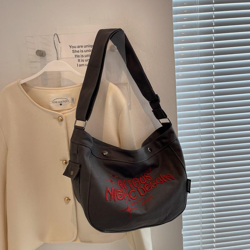 Denim Women  Shopper Bag Shoulder Tote Bag Large Capacity Designer Hobo HandBag Messenger Big Crossbody Beige Bag Canvas