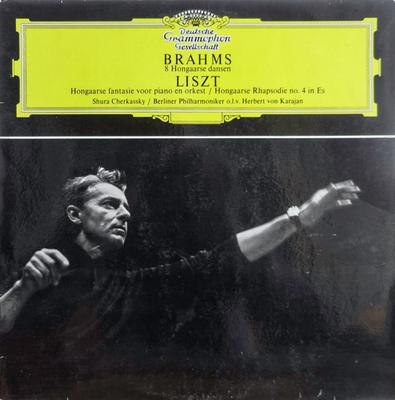 LP Record BRAHMS LISZT  SHURA CHERKASSKY B  8 Hongaarse Dansen  Hongaarse Fant 414202 BOEK EN PLAAT Netherland Classical Used