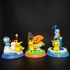 New Anime Pokemon Pocket Monsters Elf Blind Box 30th Anniversary Pikachu Commemorative Limited Scene Decoration Trendy Toys Gift