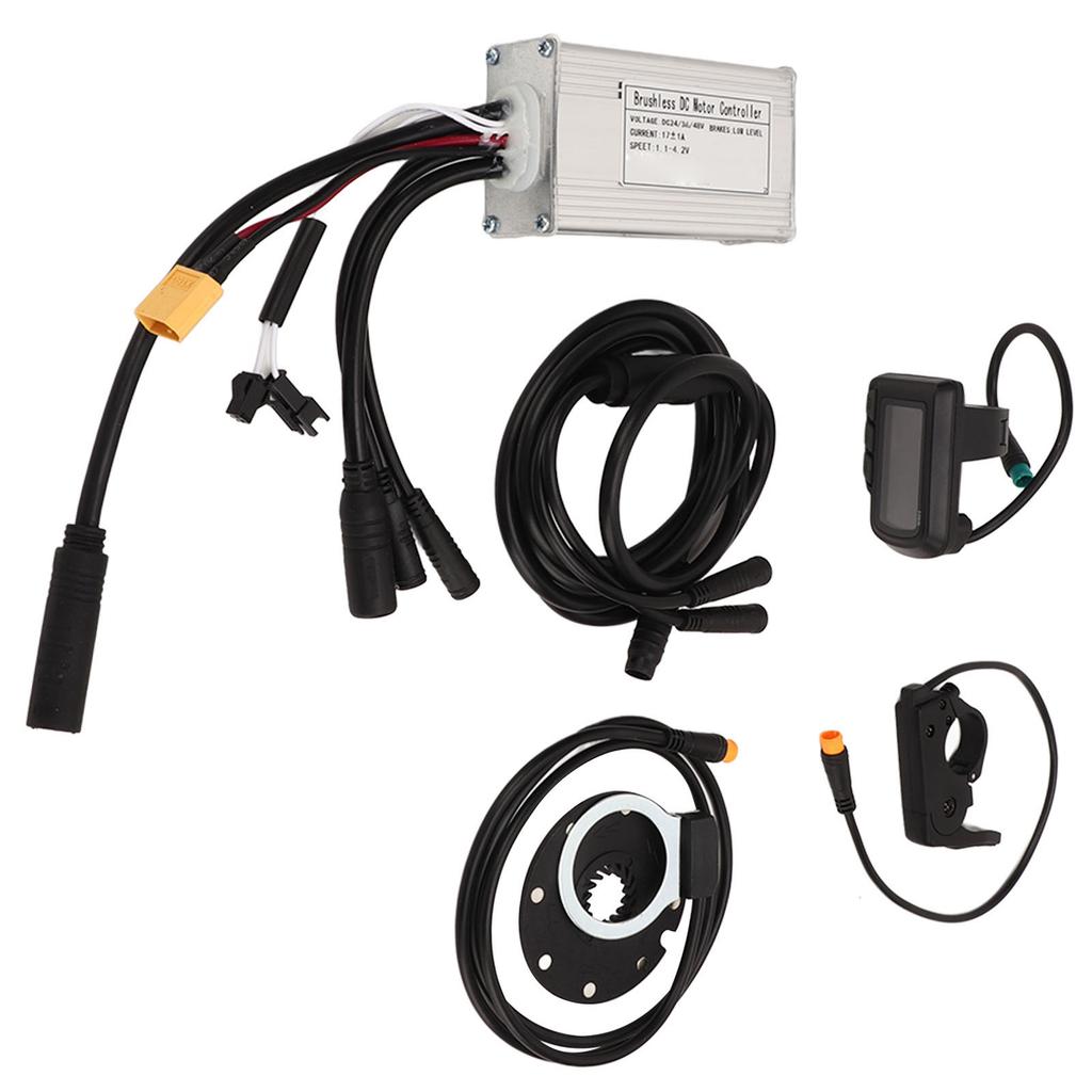 Bike Conversion Kit 17A Speed Controller EN06 Panel Thumb Throttle Assist Sensor Magnet Waterproof
