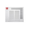 5 Rister med insektnett Aluminium 0.6 Farge Hvitlakkert 300x300mm (G)