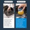 Pan Scourer Brush Dish Washing Brush Cookware Scrubber Kitchen Cleaning Scrubbing Tool