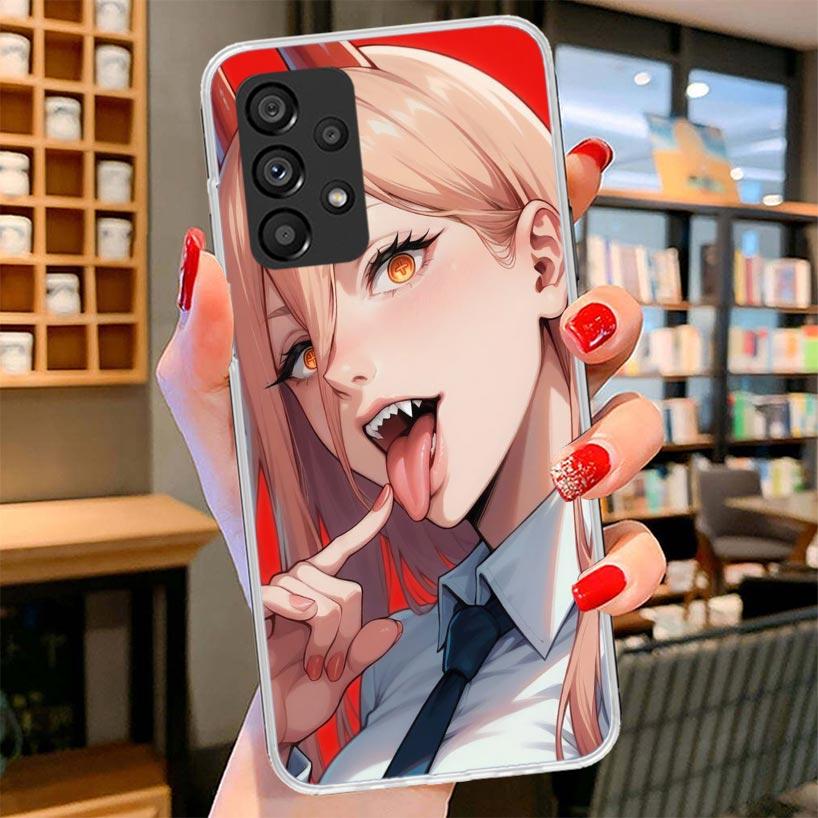 C-Chainsaw Mans Power Phone Case For Samsung Galaxy A12 A22 A32 A52 A72 A02S Phone Case Note 20 Ultra 10 S10 Plus A51 A71 A50S A