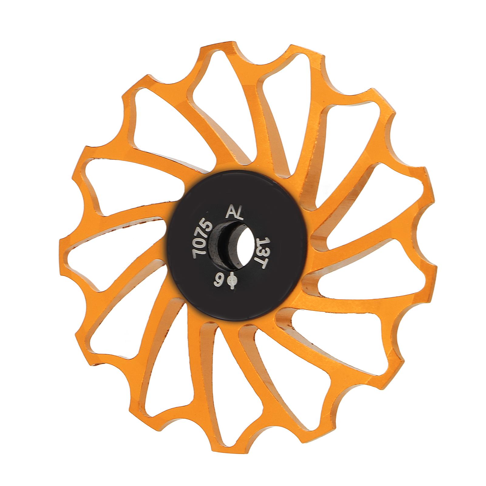 

Задній перемикач швидкостей для гірського велосипеда, металевий керамічний ролик 13T, велосипедне направляюче колесо, натяжний ролик, золотий