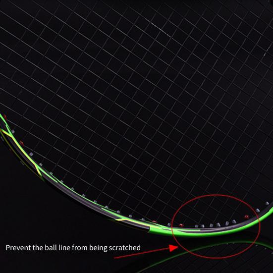 10Pcs Racket Protector Reusable Wear Resistant Faux Leather Good Toughness Racket Head Stickers