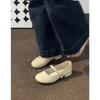 Soft Sheepskin~ Genuine Leather French Retro Mary Jane Shoes Commuter Single Shoes Women's New Thick Heel Gentle Evening Small Leather Shoes