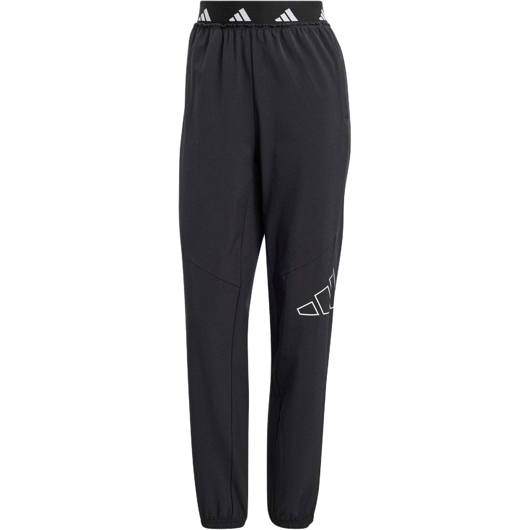 

Adidas Performance Aeroready Sport Elastic Casual Tapered Knit Joggers Women Joggers Black IW6396