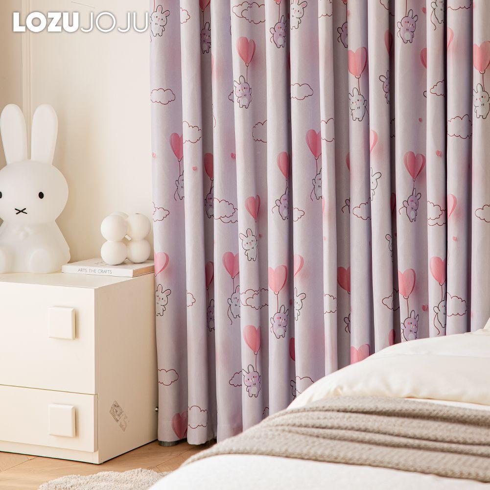 1PC 70-80% Blackout Simple and Modern Design Printed Blackout Curtains for Bedroom Living Room Home Decor LOZUJOJU