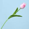 5 Pcs Artificial PU Tulip Real Touch Fake Flower Bouquet Fake Floral Arrangement for Wedding Spring Home Office Party Decoration