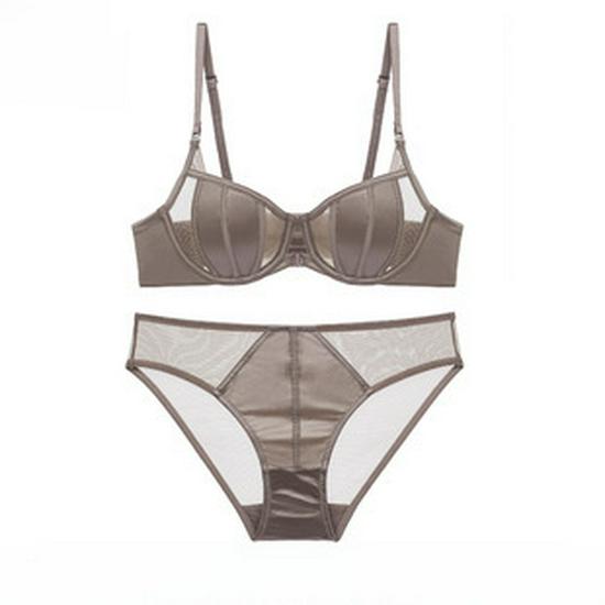 Krajková sexy ultratenká push-up podprsenka pro ženy