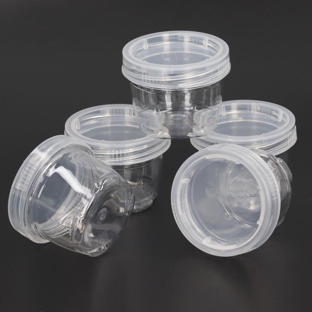 Durable PET Camping Spice Box Reusable With Lids Spice Dispenser 40ml Portable Sauce Bottle Set Picnic