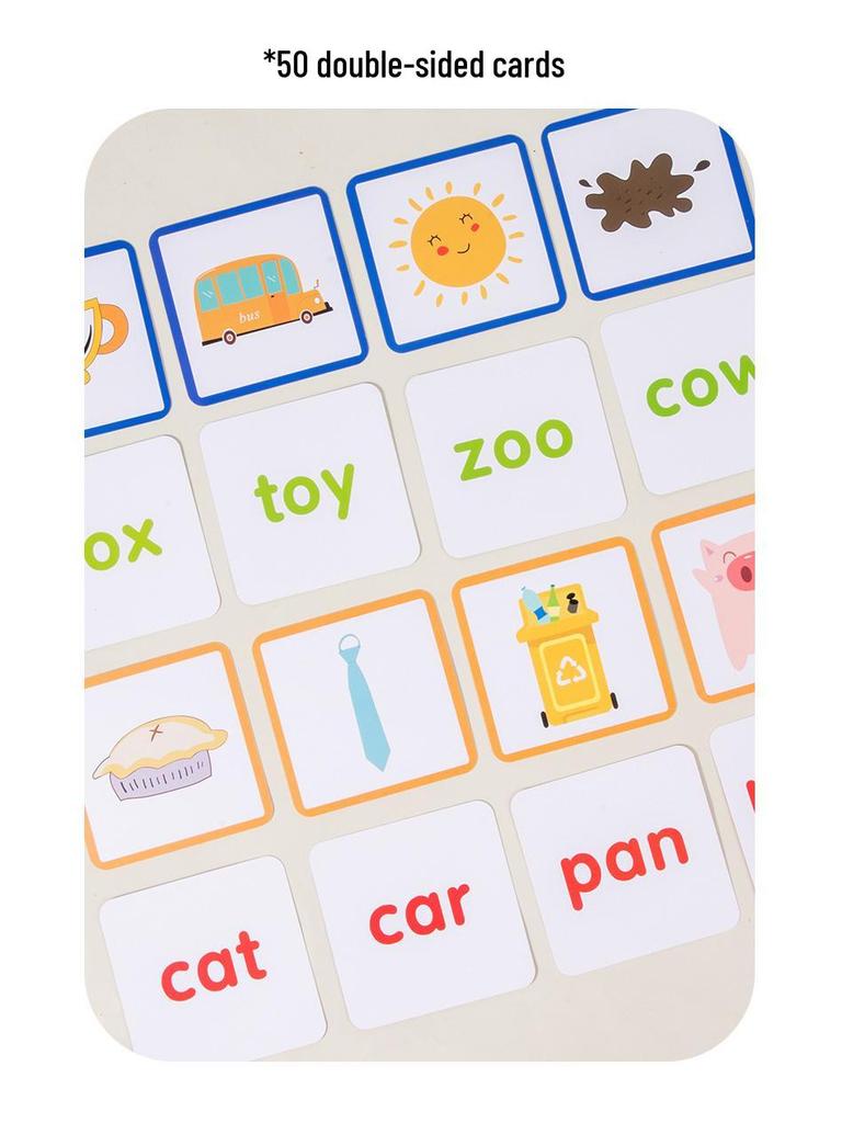 Alphabet and CVC Word Building Phonics Game for Kindergarten Early Learning