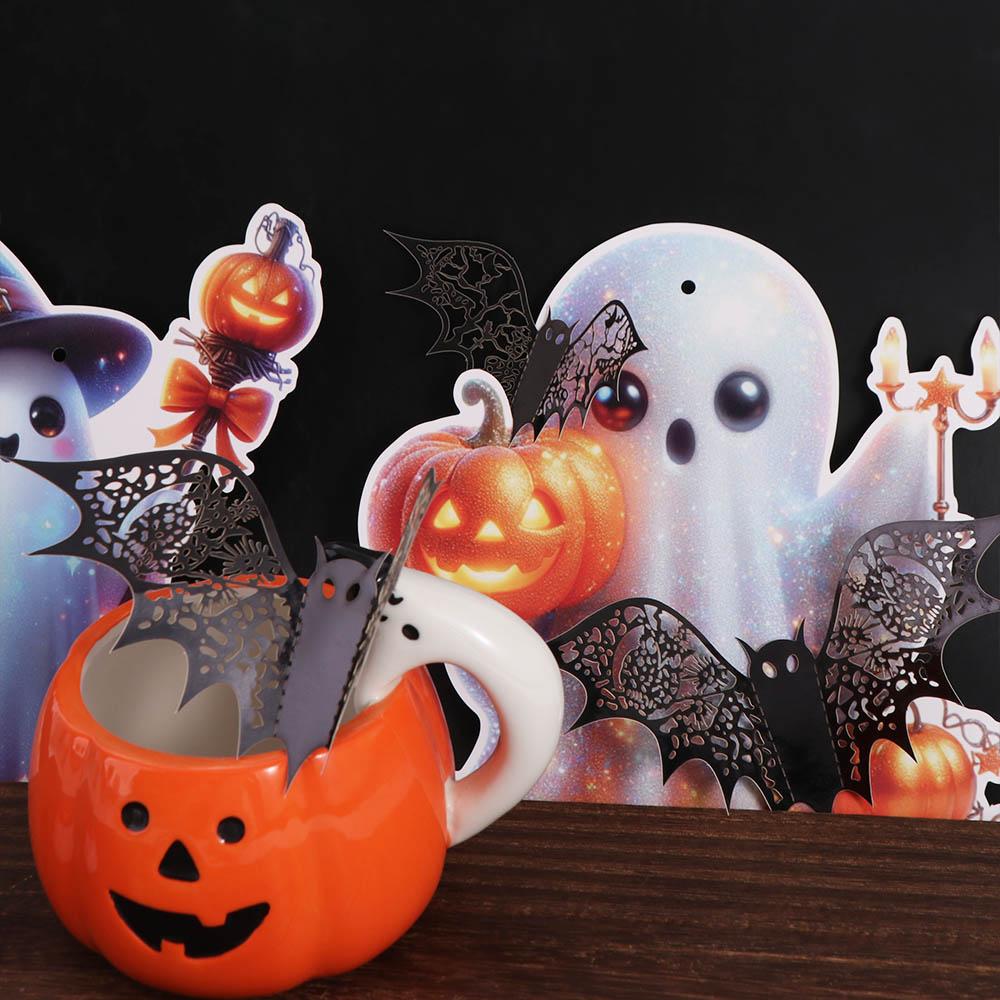 12pcs PVC 3D Bats Sticker Realistic Spooky Bat Decal Bat Wall Sticker  Party