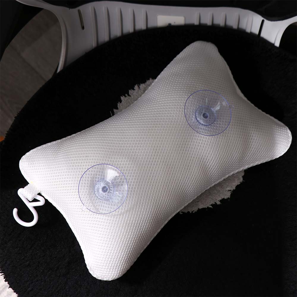 2 Suction Cups Bathtub Pillow Comfortable Bathtub Headrest Bathtub Cushion  Shower Relaxation