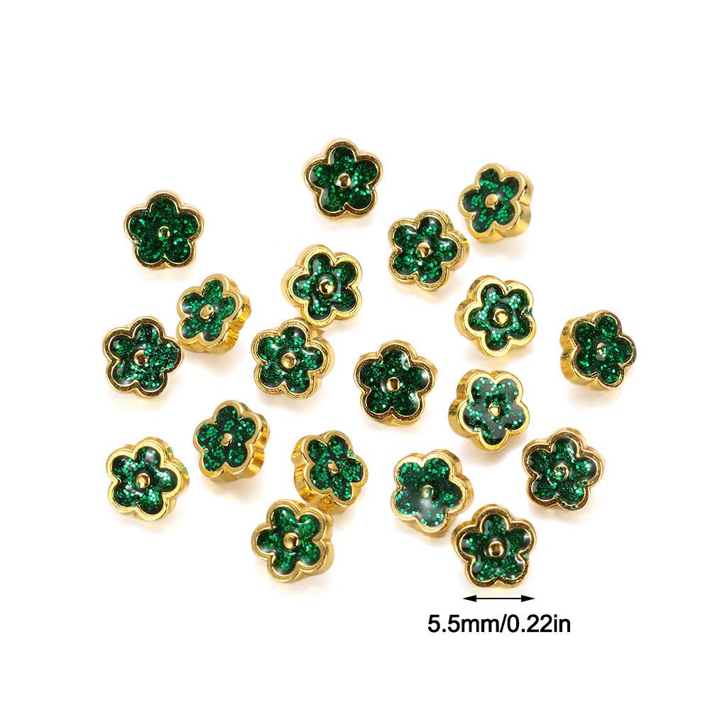 20pcs 5.5mm Flower Buckles 10 Colors Mini Cartoon Buttons Doll Clothing Buckles  1/6 Doll