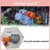 Resin Halloween Pumpkin Ornaments Detachable Bulbasaur Decoration For Indoor
