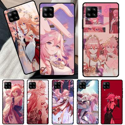 Genshin Impact Yae Miko Case For Samsung Galaxy A51 A71 A50 A70 A33 A53 A73 A12 A22 A32 A52 A72 A21S A52S Cover