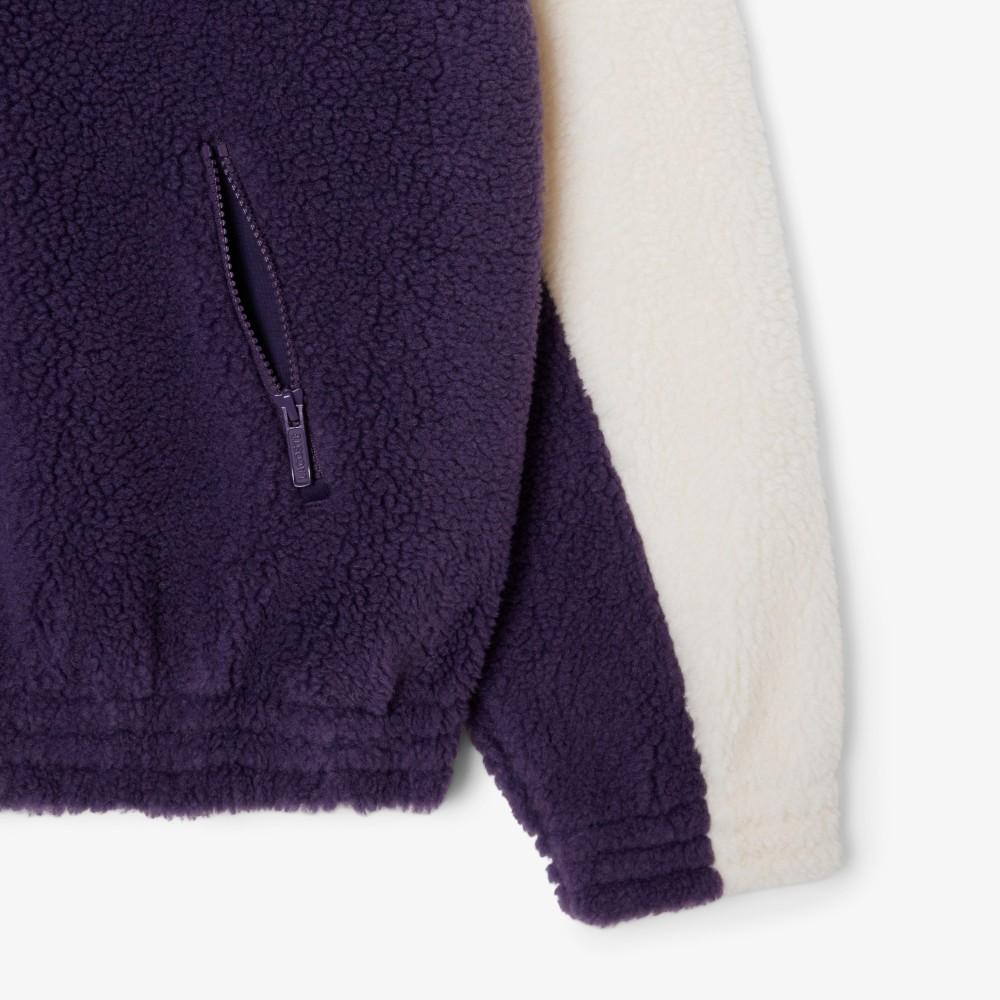 Lacoste Women's Polarfleece Half-Zip Sweatshirt SF5266-55NAIE