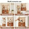 Bear Cartoon Wall Hanging Storage Bag For Bedroom Organizer And Multipurpose Use