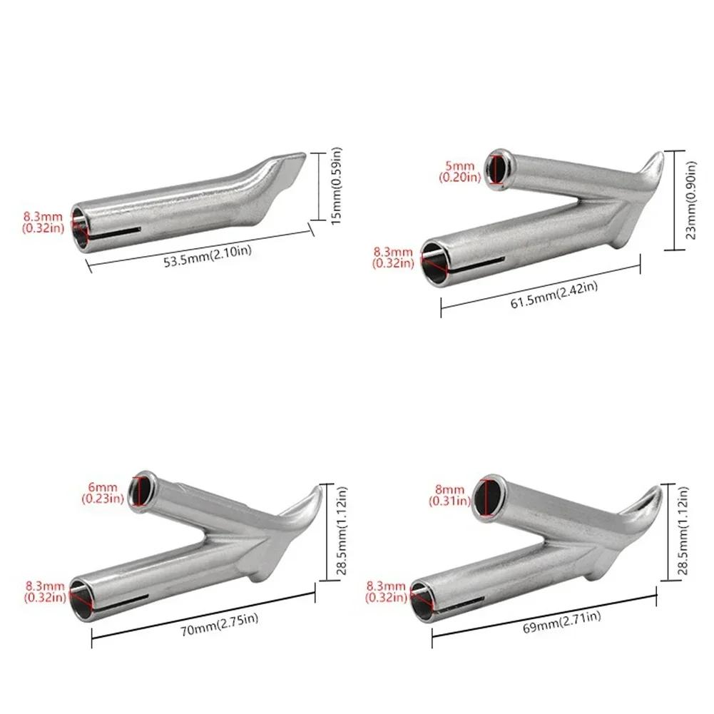 1PC Welding Nozzle Speed Welding Tips 5/6/8mm Round Triangular Nozzle For PVC Plastic Welder Hot Air Welding Soldering Supplies