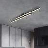 Modern LED Ceiling Light Black Gold 60/80cm Line Lamps For Living Room Entryway Bedroom Hallway Hotel HomeLighting Fixtures