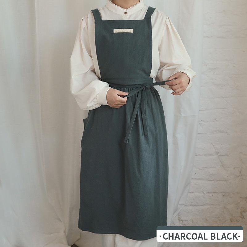 

Хлопковый фартук для женщин, горячо продаваемый - Дышащий и стильный для кухни, цветочного магазина или пекарни