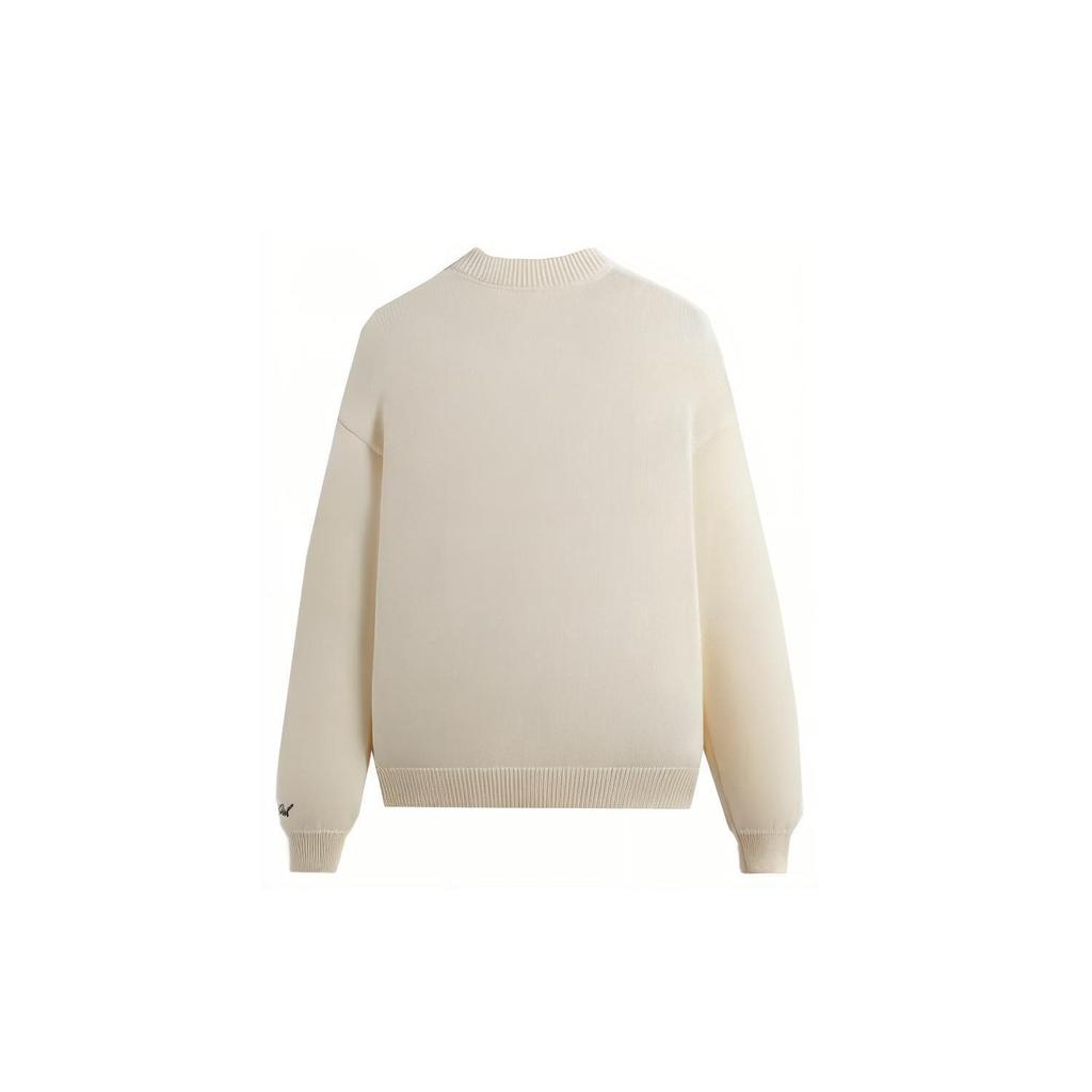 Kith For Mickey & Friends Mickey Crewneck Sweater Sandrift Unisex Tops Cream KHM031716-104