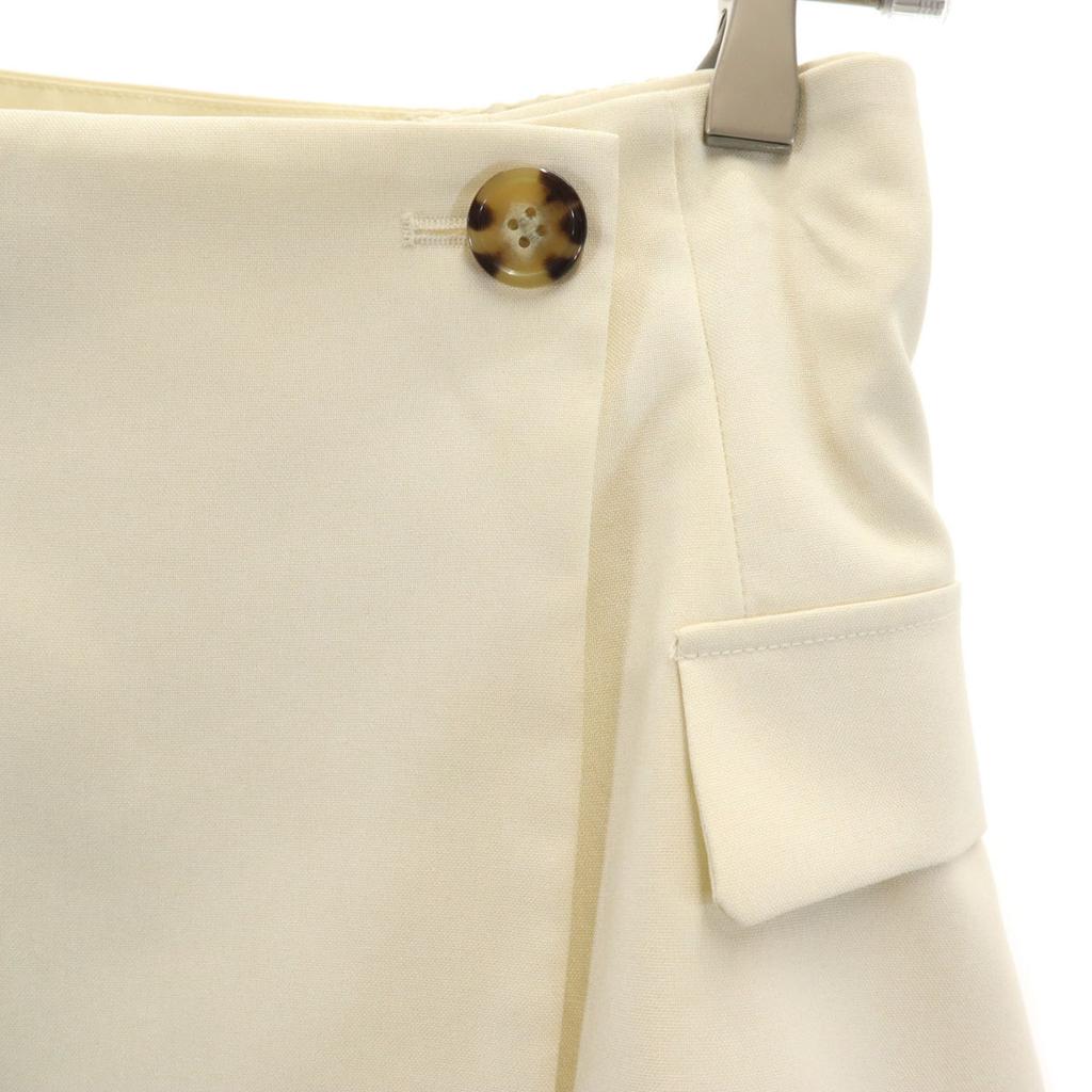 Lily Brown Long Length Corset Pleated Skirt Beige Women Used