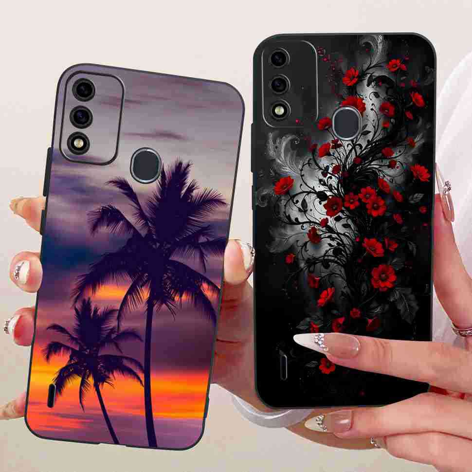 For ITEL A48 Casing Cute Lion Butterfly Silicone TPU Soft Case Protective Shockproof Back Cover For ITEL A 48 ITELA48 Phone Case