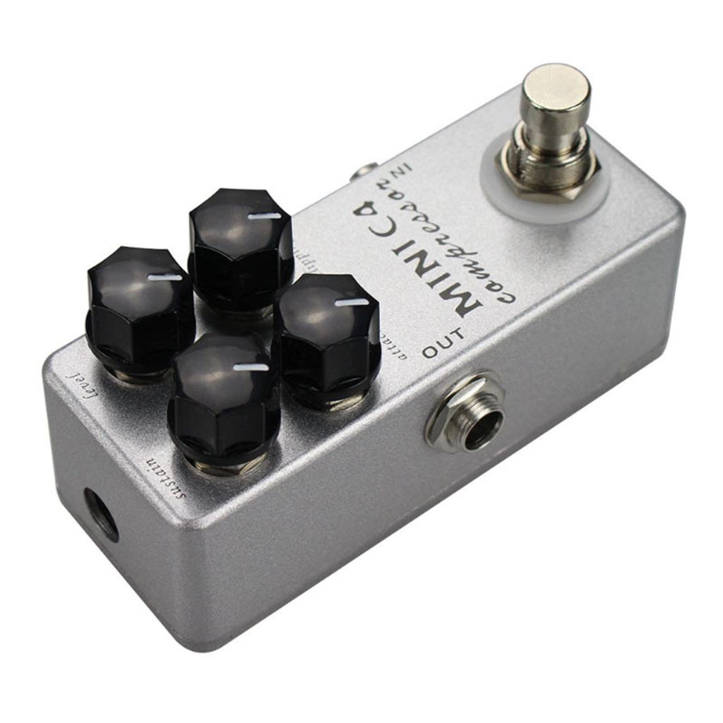 True Bypass C4 Compressor Bass Guitar Effect Pedal Overdrive 4 Modes Effector Guitar Effect Pedal Guitar Part Enduring
