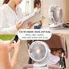 Fan Quiet Charging Small with Clip USB Desktop Dormitory Electric Mini Car Hand Held Fan